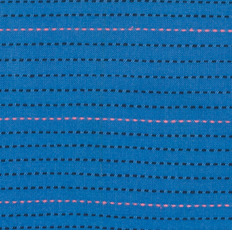 Loominous Dotted Line Cobalt, Anna Maria, Woven Cotton, FreeSpirit image 0