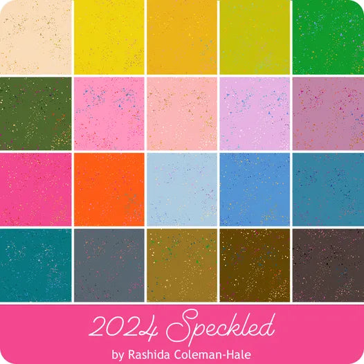 Speckled Mini Charm Pack  by Rashida Coleman Hale, Ruby Star, MODA image 0