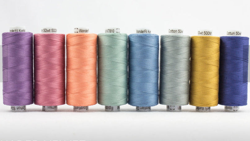 Konfetti Thread Pack|Wonderfil Specialty Threads|50 Wt. Cotton image 1