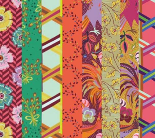 Swatch Book | Kathy Doughty | Yellows/Reds | FIGO image 0