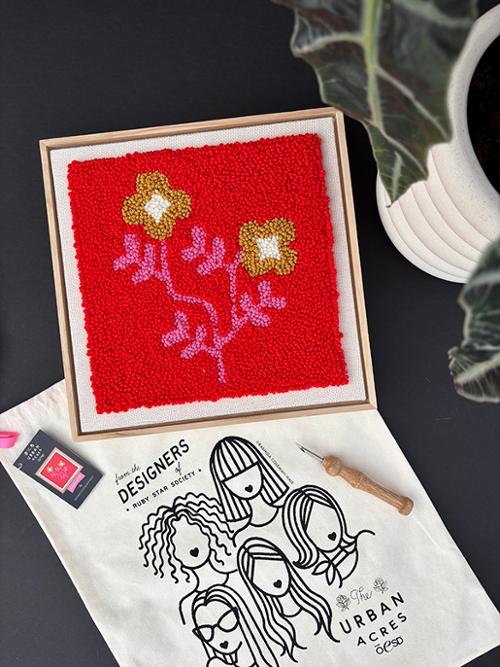 Punch Needle Blossom Kit | Ruby Star | Moda