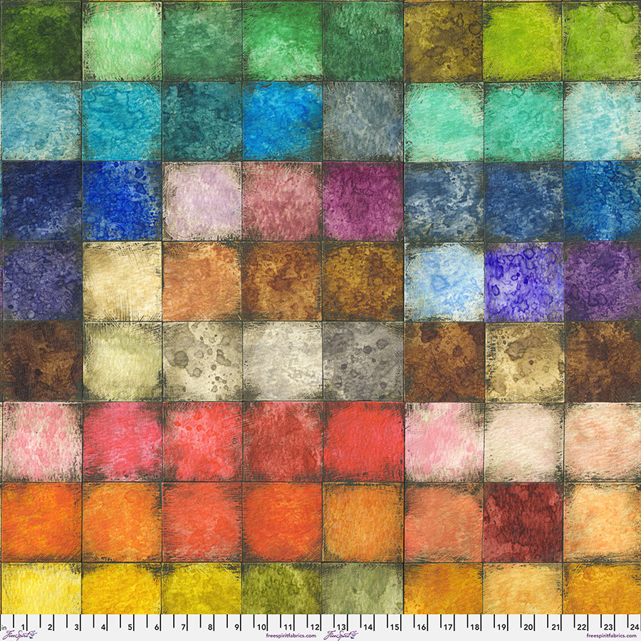 Colorblock by Tim Holtz, FreeSpirit, quilting Cotton, canvas,  image 0