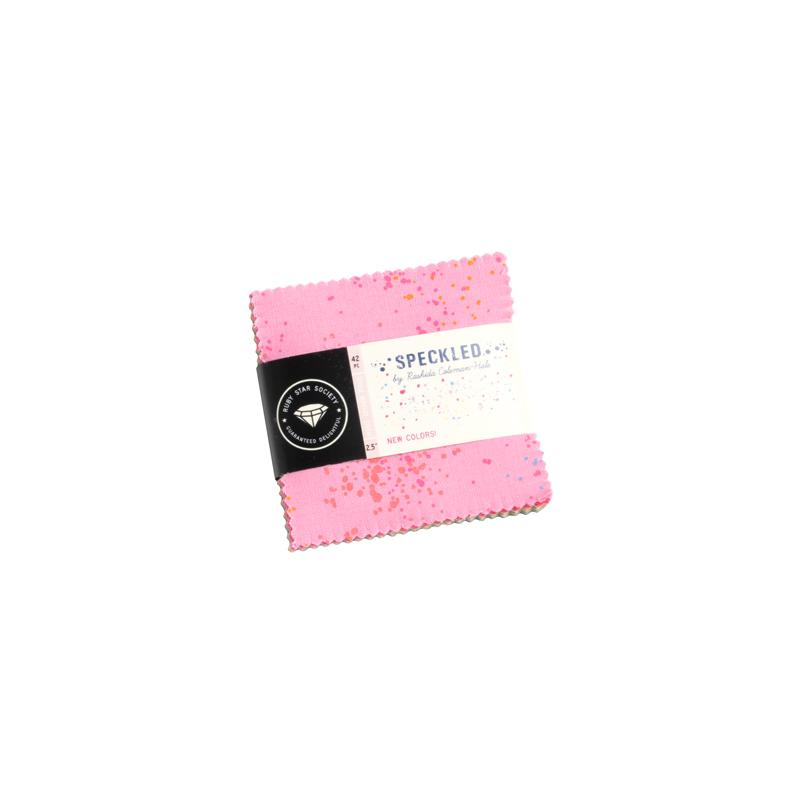 Speckled Mini Charm Pack  by Rashida Coleman Hale, Ruby Star, MODA image 1
