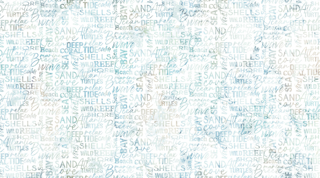 Sea Breeze - by Deborah Edwards and Melanie Samra; Northcott, Alcohol ink cotton image 3