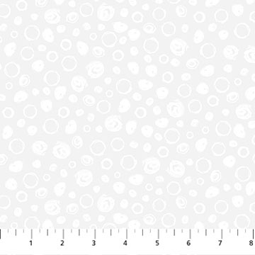 Basically Black + White 2023 By Patrick Lose - White on white, quilting cotton image 8