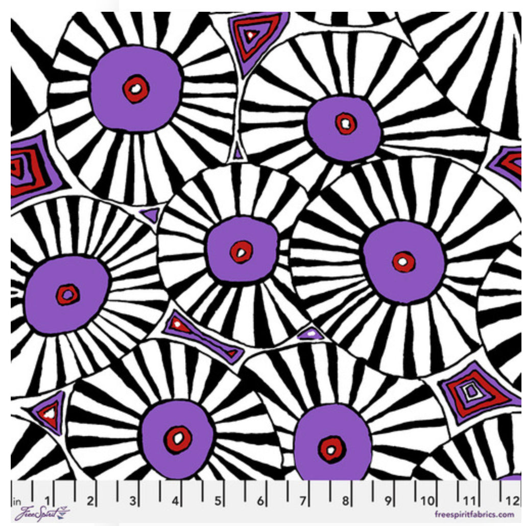 Brollies White | Brandon Mably | PWBM083 | FreeSpirit | Kaffe Fassett Collective image 0