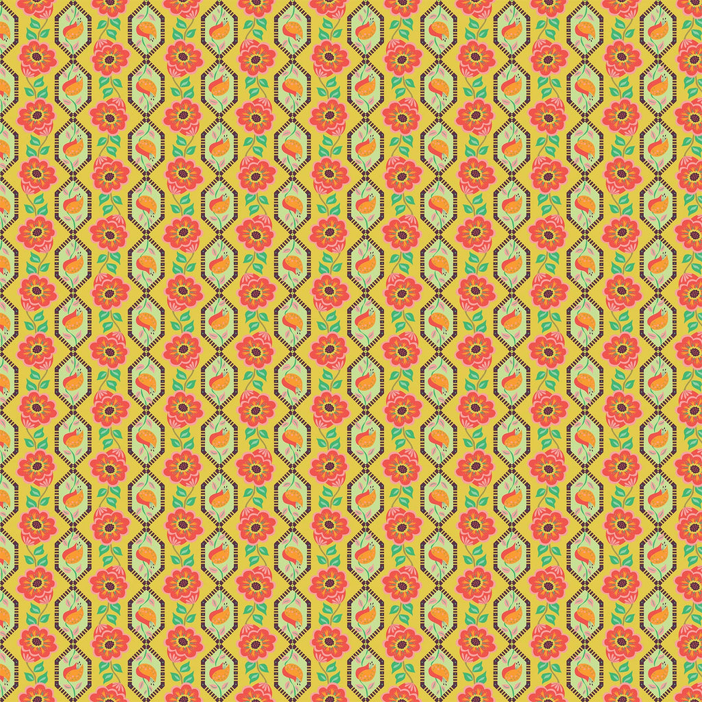 Kindred Sketches by Kathy Doughty - Red/Yellow/Multi image 1