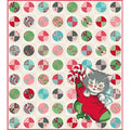 Kitty Christmas Quilt Kit by Urban Chiks, MODA image 0
