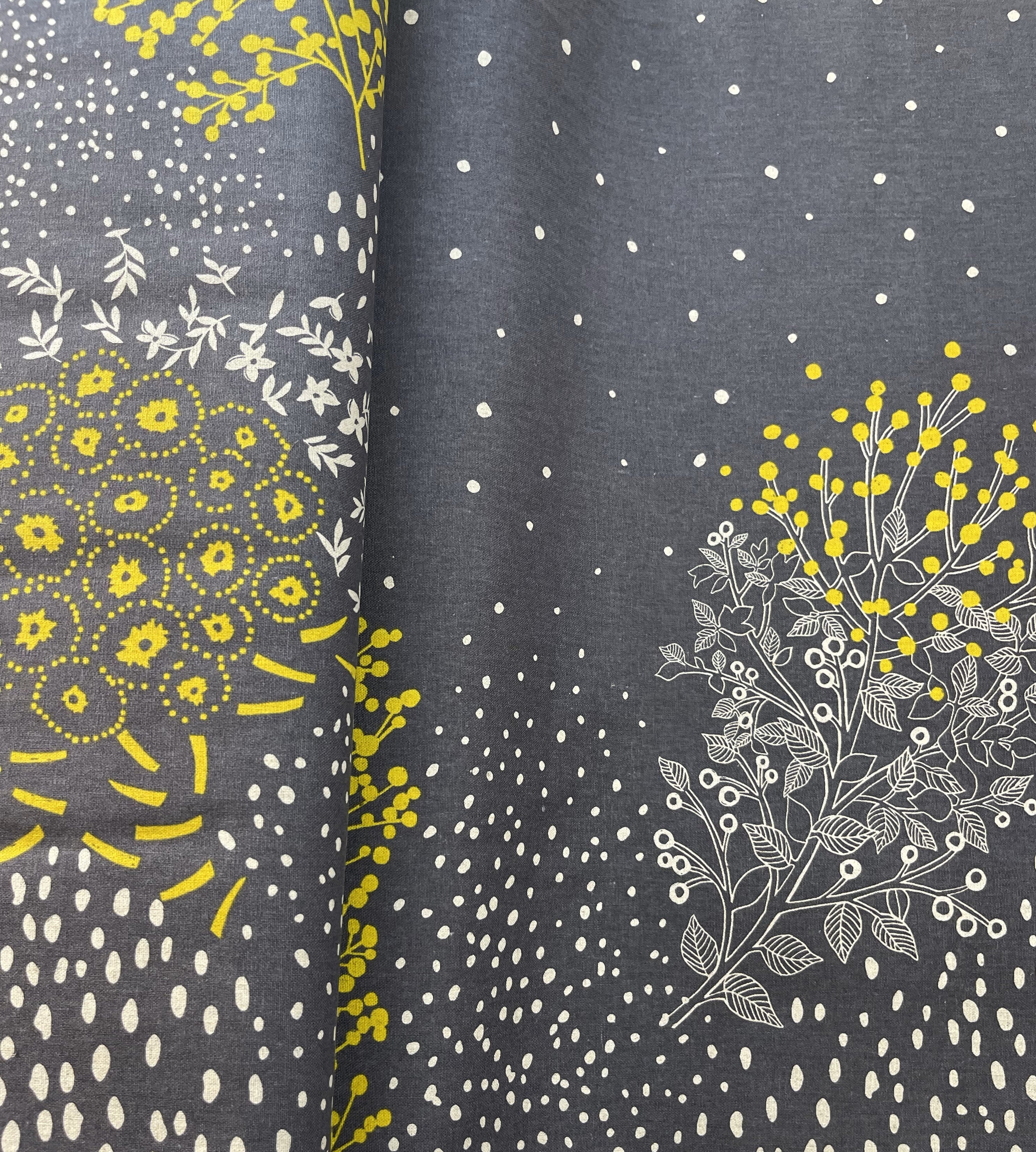 Echino Canvas by Maywood Studio, Japanese ,EKX-98030, cotton linen blend image 5