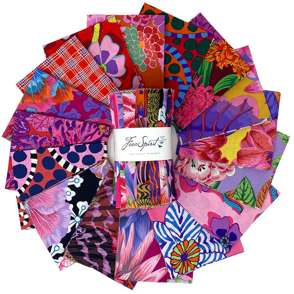 Kaffe Fassett Collection | August 2023 -| Hot | 6" Design Strip - 20 pc image 0