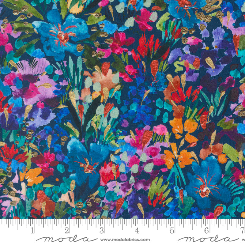 Coming Up Roses by Laura Muir - 100% Rayon, MODA, , Create Joy Project image 0