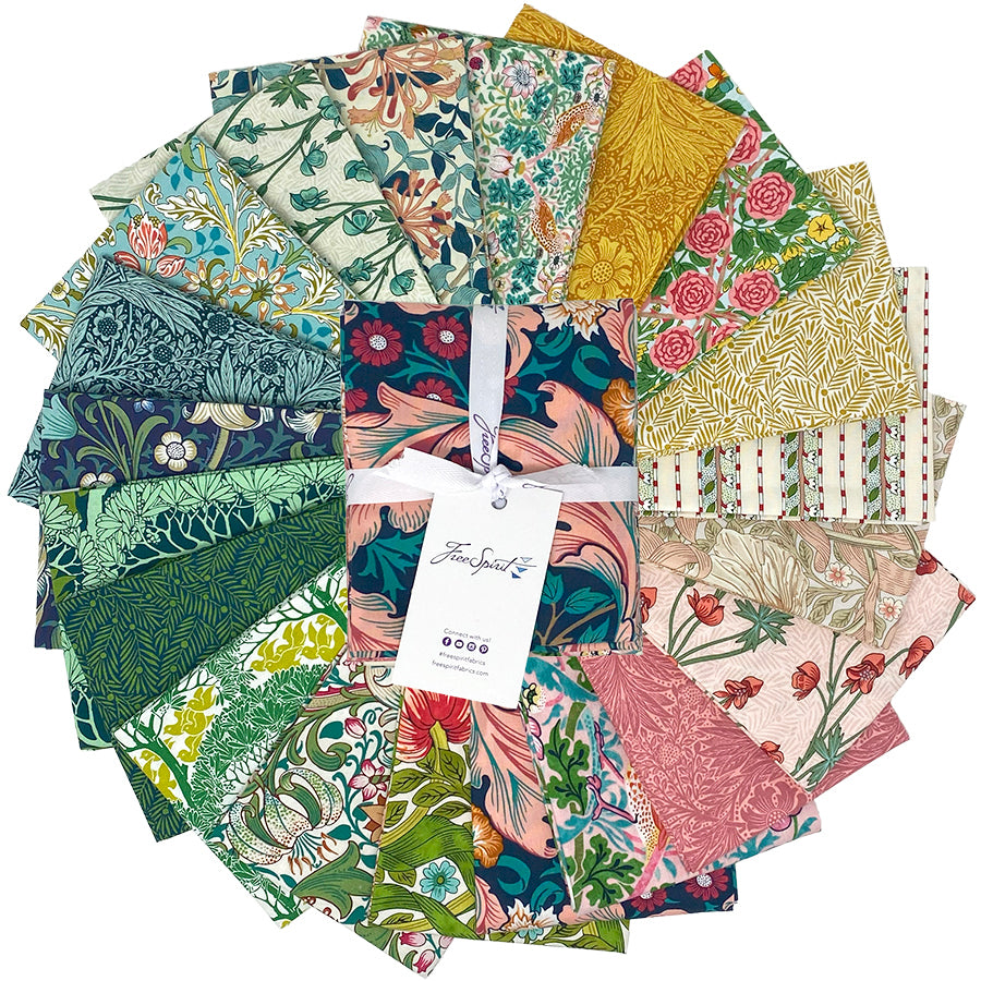 Bedford Park Fat Quarter Bundle | Morris & Co | FreeSpirit image 0