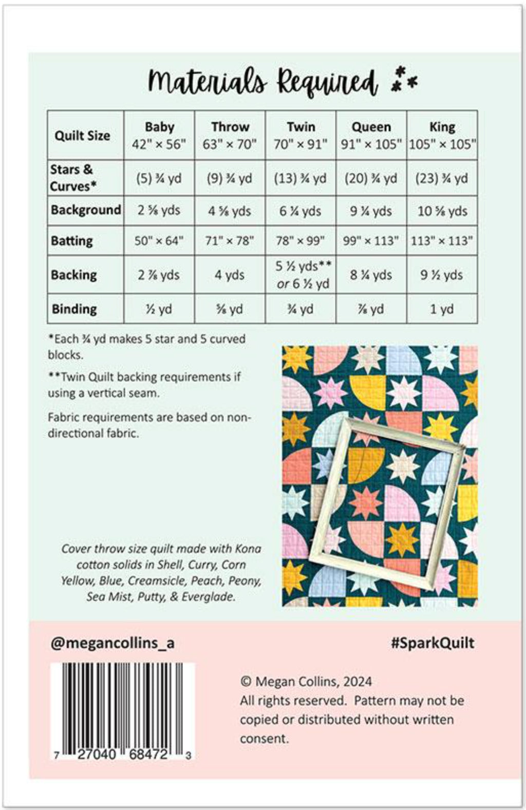 Spark | Pattern | Megan Collins Design | Moda image 1