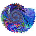 Kaffe Fassett Collective | August 2023 | 2 1/2" Design Roll | Cool - 20 pc image 0