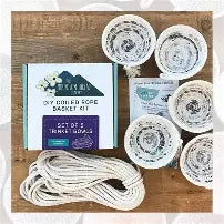 Coiled Rope Basket Kit/The Mountain Thread Company/DIY Kit