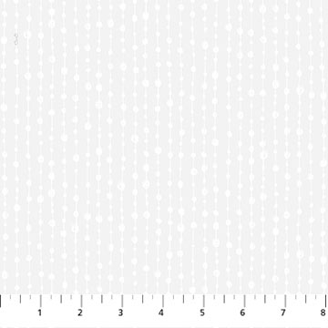 Basically Black + White 2023 By Patrick Lose - White on white, quilting cotton image 10