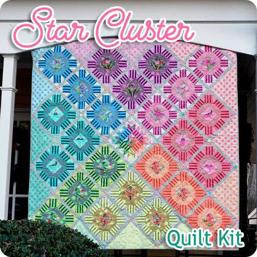 Star Cluster Quilt Kit | Everglow | Tula Pink image 3