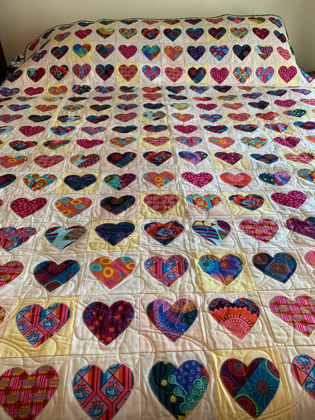 Happy Scrappy Heart Quilt Kit image 2