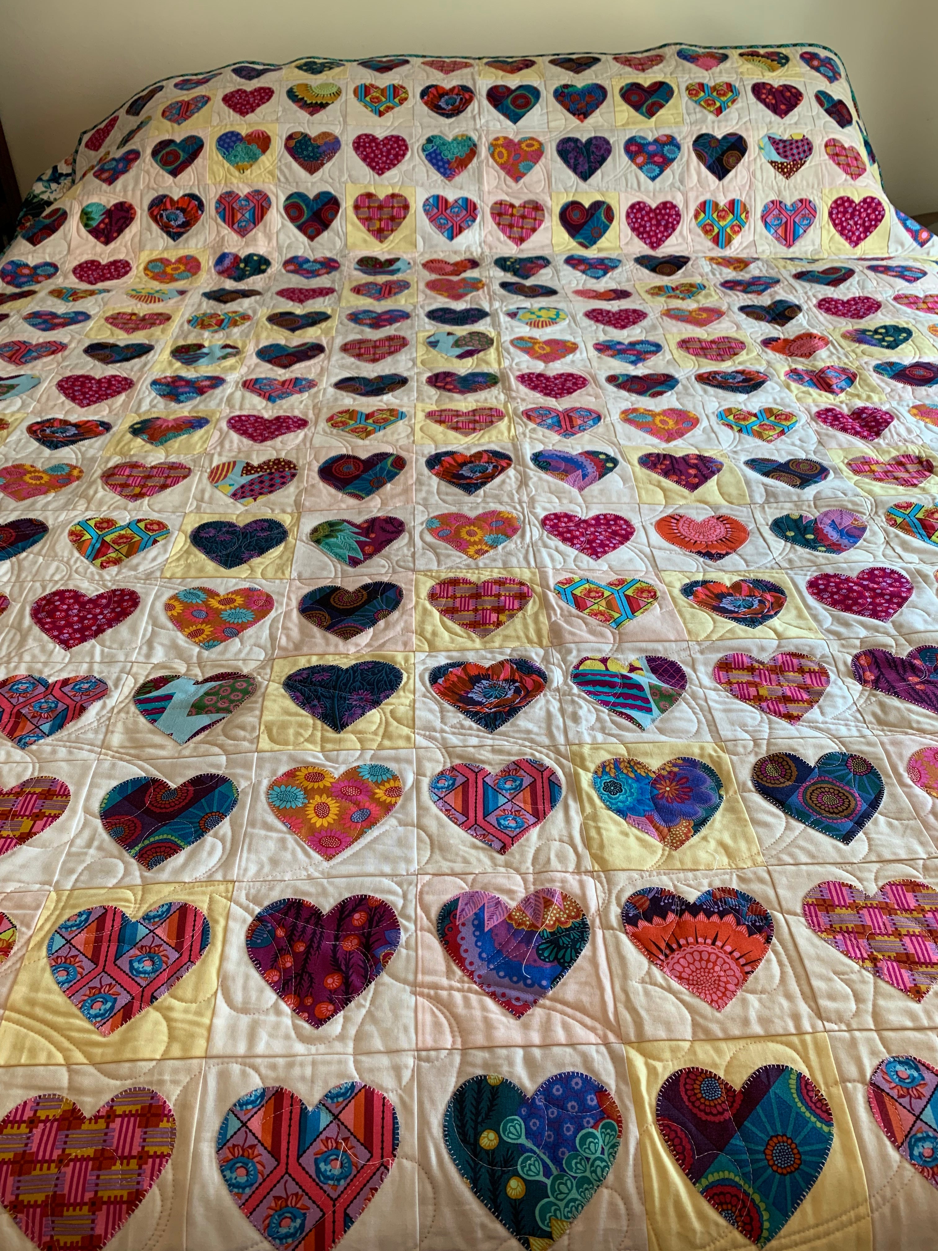 Happy Scrappy Heart Quilt Kit image 2