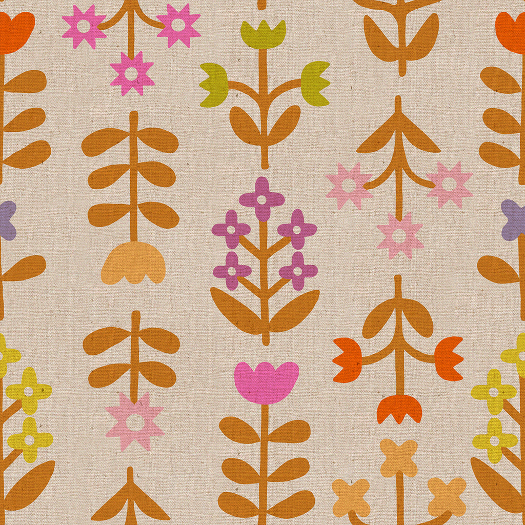 Favorite Flowers Canvas - RS5151, MODA, Ruby Star image 0