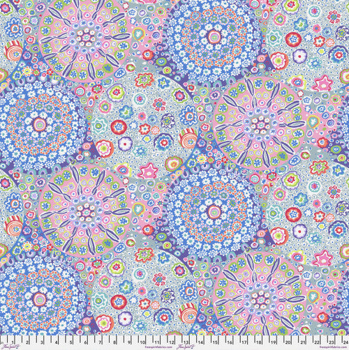Millifiore Pastel , Kafe Fassett for FreeSpirit, 108” cotton sateen backing image 0