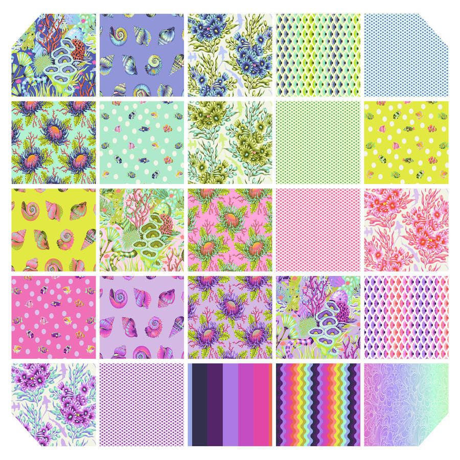 Floral Reef Pre-Cuts | Tula Pink | FreeSpirit image 0