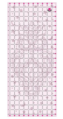 Tula Pink 10.5in x 24.5in Non Slip Owl Ruler | Brewer image 0