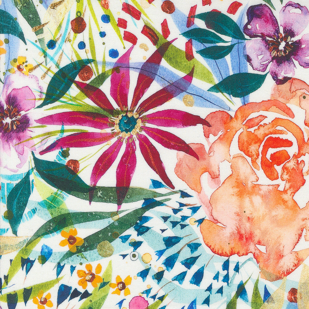 Coming Up Roses by Laura Muir - 100% Rayon, MODA, , Create Joy Project image 2