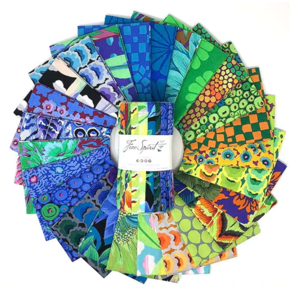Kaffe Fassett Collective | February 2021 | 6" Design Strip | Cool - 20 pc image 0