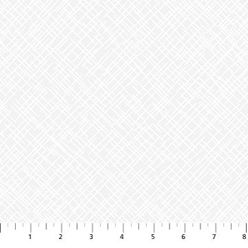 Basically Black + White 2023 By Patrick Lose - White on white, quilting cotton image 3