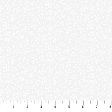 Basically Black + White 2023 By Patrick Lose - White on white, quilting cotton image 5
