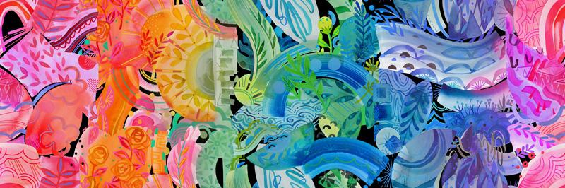Playgrounds Rainbow by Amarilys Henderson, MODA image 0