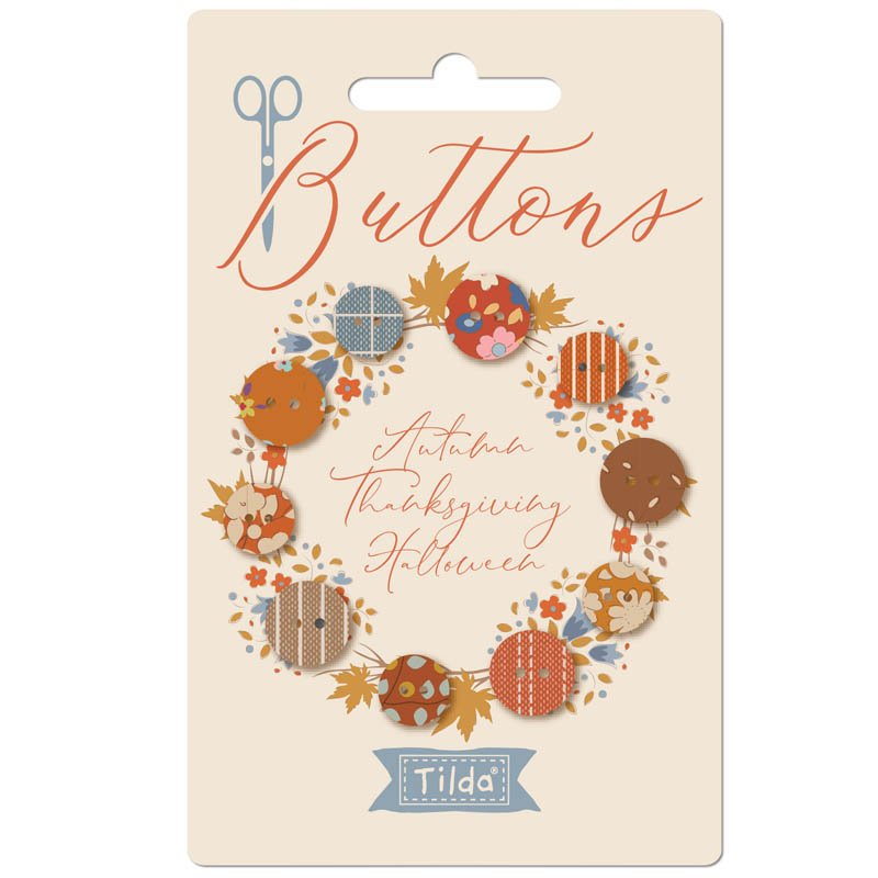 Tilda's Creating Memories Collection Fabric covered Buttons image 2