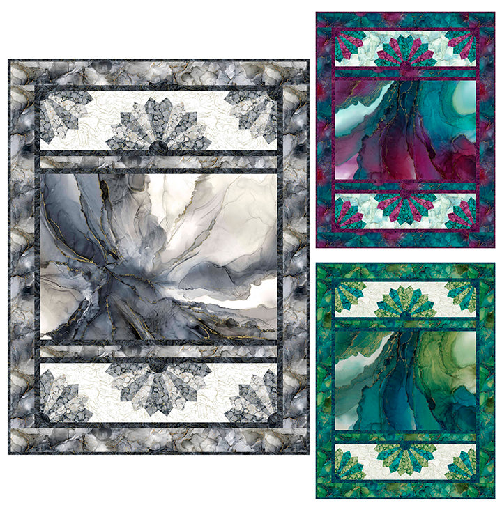 Midas Touch, Deborah Edward, NorthCott Fabrics, DM26834, alcohol Ink Cotton image 5