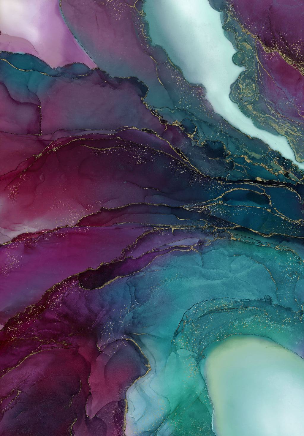 Midas Touch, Deborah Edward, NorthCott Fabrics, DM26834, alcohol Ink Cotton image 1