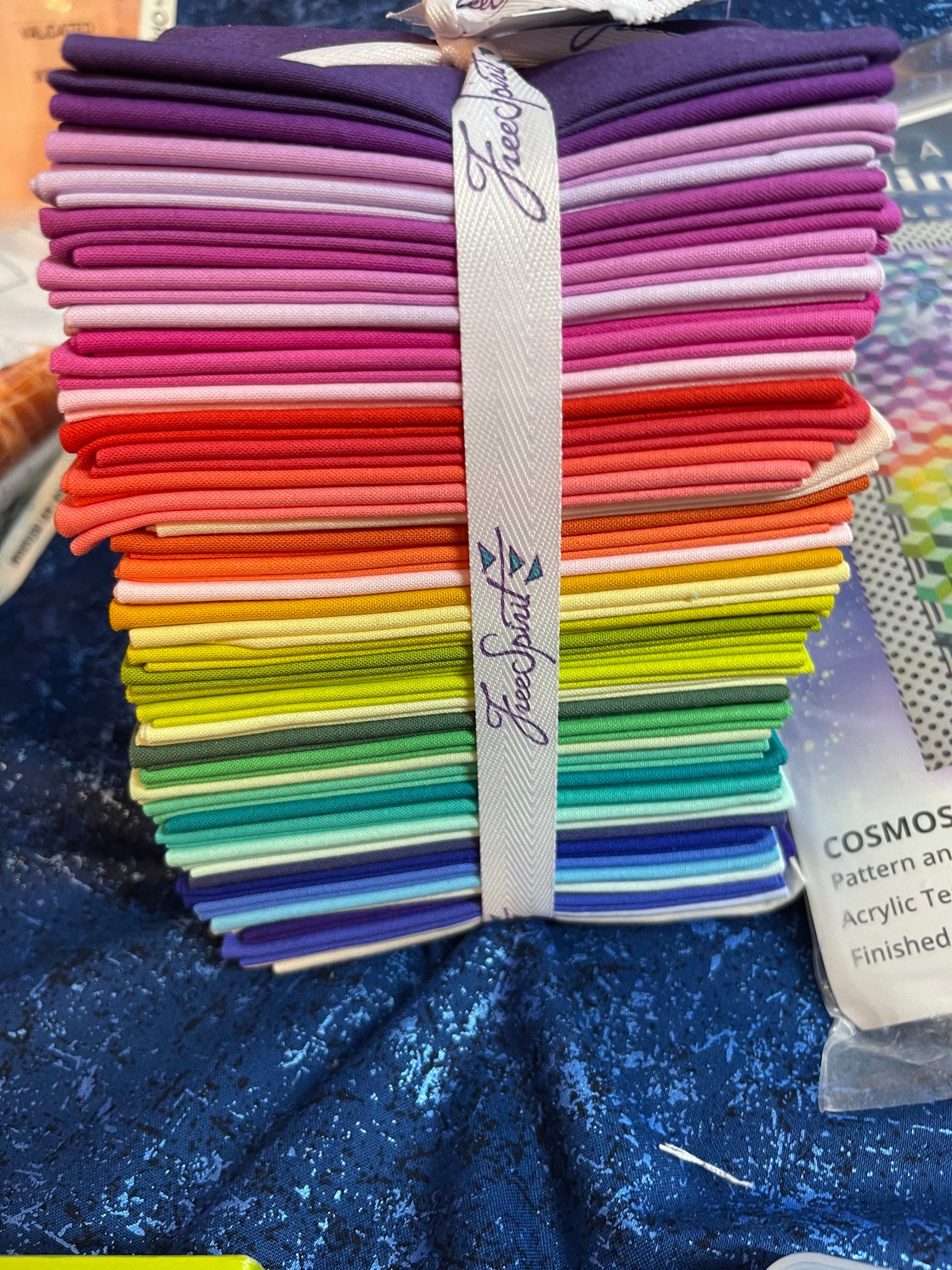 Tumbling Cosmos Kit English Paper Piece | Tula Pink | FreeSpirit image 4