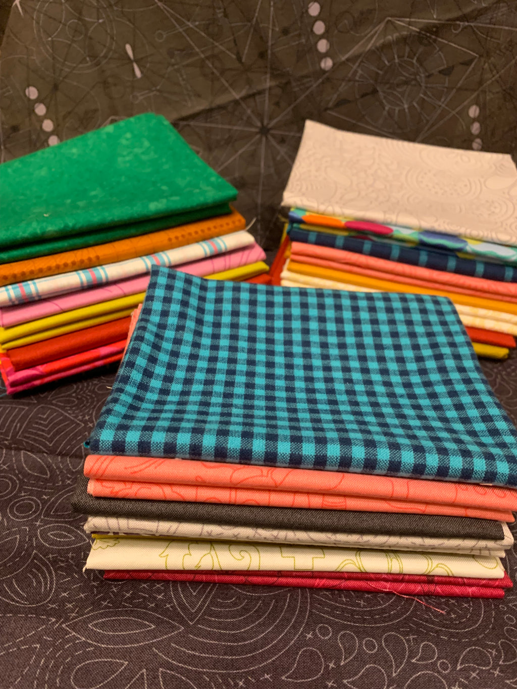 Mystery Fat Quarter Bundles, modern fabrics, quilting cotton image 0