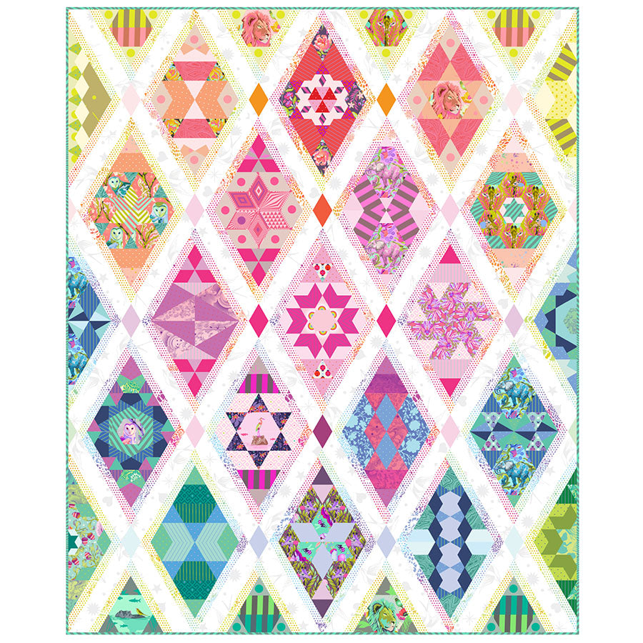 Queen of Diamonds BOM Kits BOMQTTP.QUEEN, FreeSpirit, Paper Pieces,SALE image 0