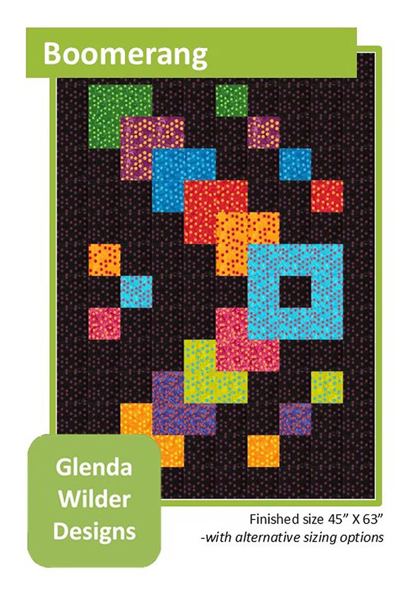 Glenda Wilder Designs | Boomerang Quilt Pattern | Riley Blake Designs image 0
