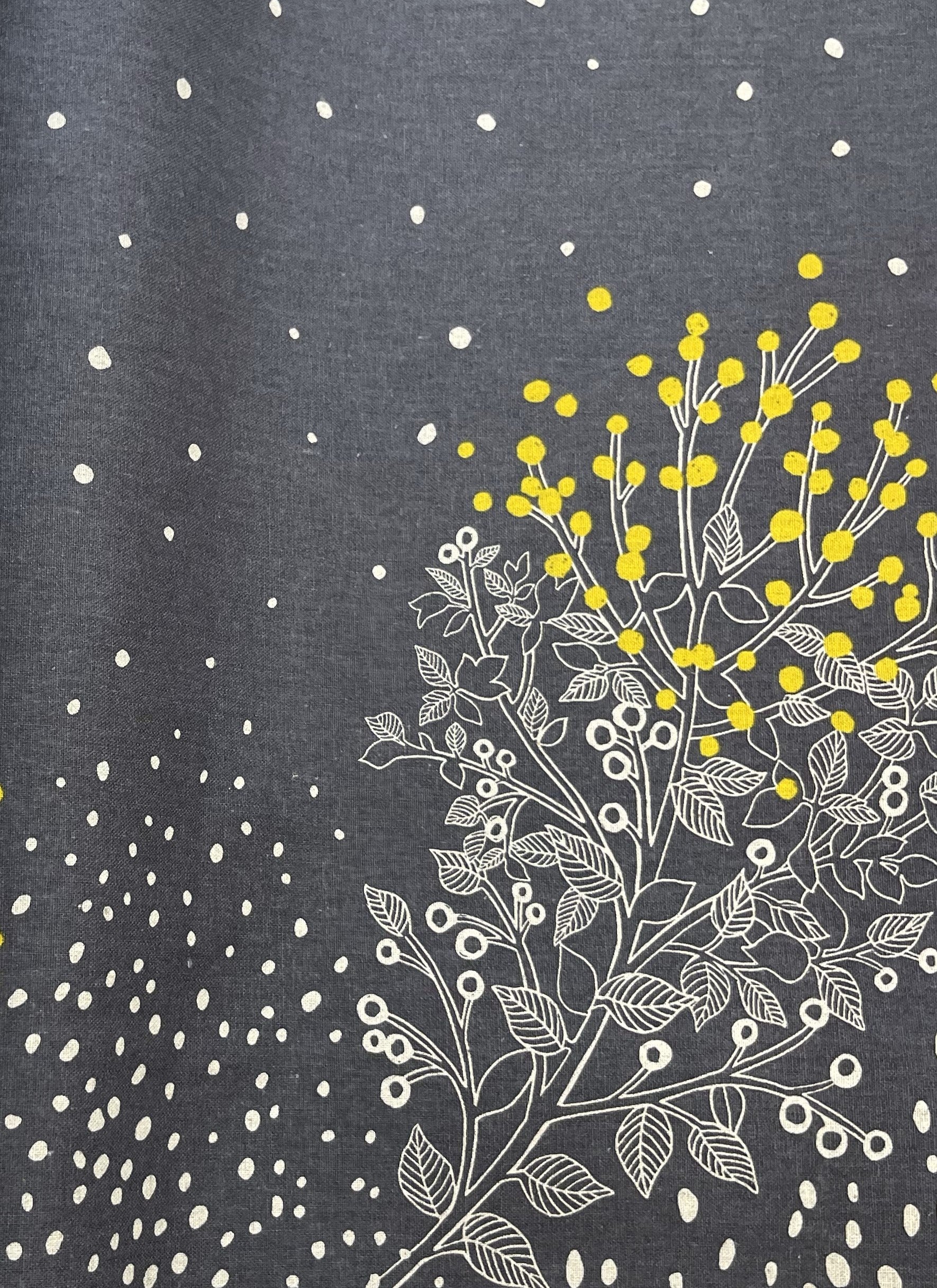 Echino Canvas by Maywood Studio, Japanese ,EKX-98030, cotton linen blend image 4
