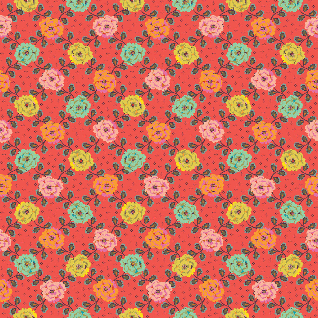 Kindred Sketches by Kathy Doughty - Red/Yellow/Multi image 3