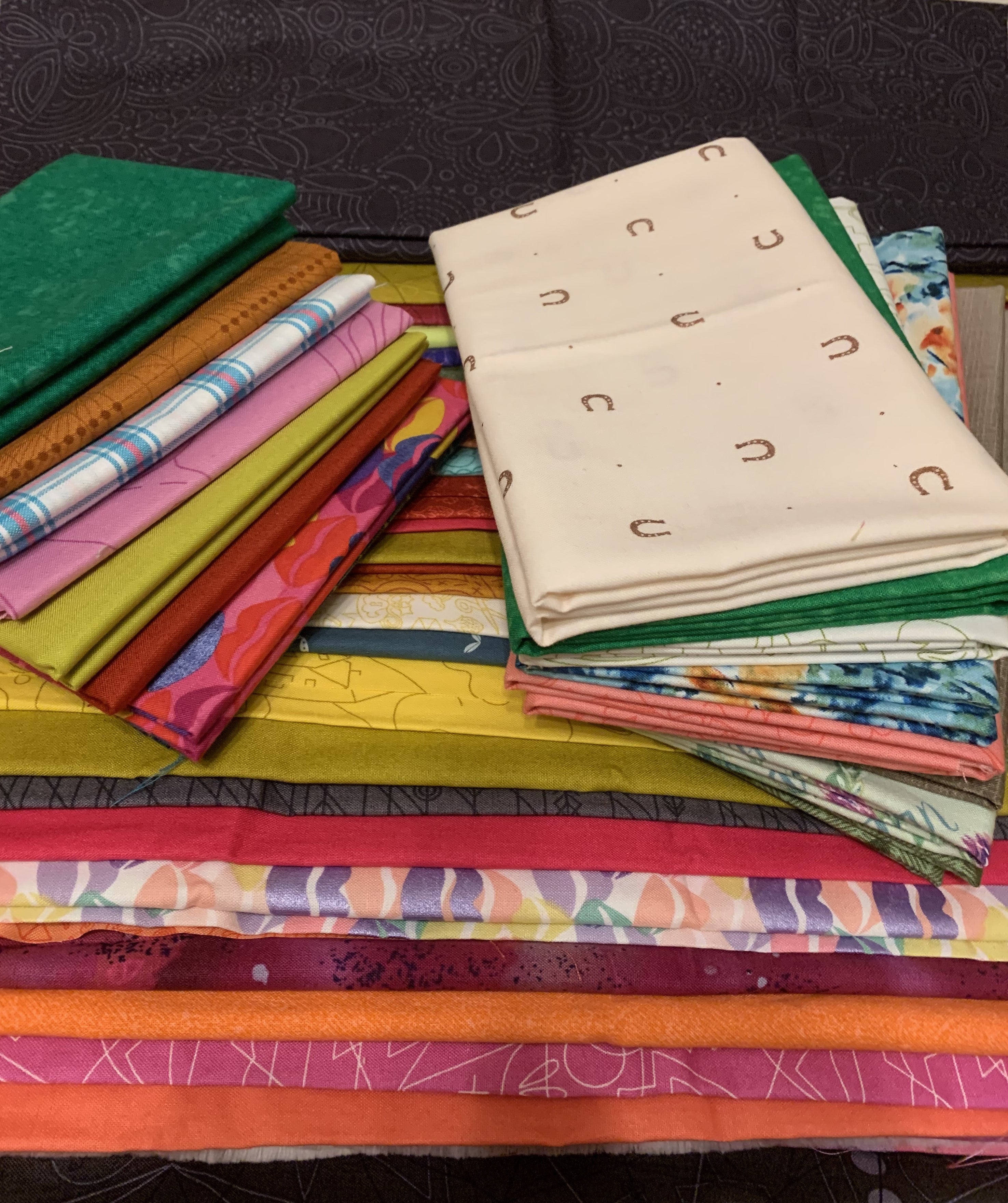 Mystery Fat Quarter Bundles, modern fabrics, quilting cotton image 2
