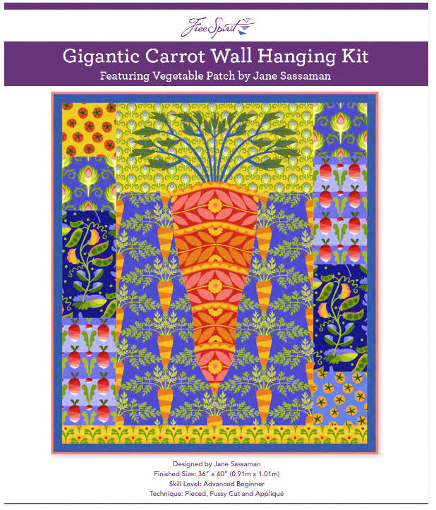 Gigantic Carrot Wall Hanging | Kit | FreeSpirit