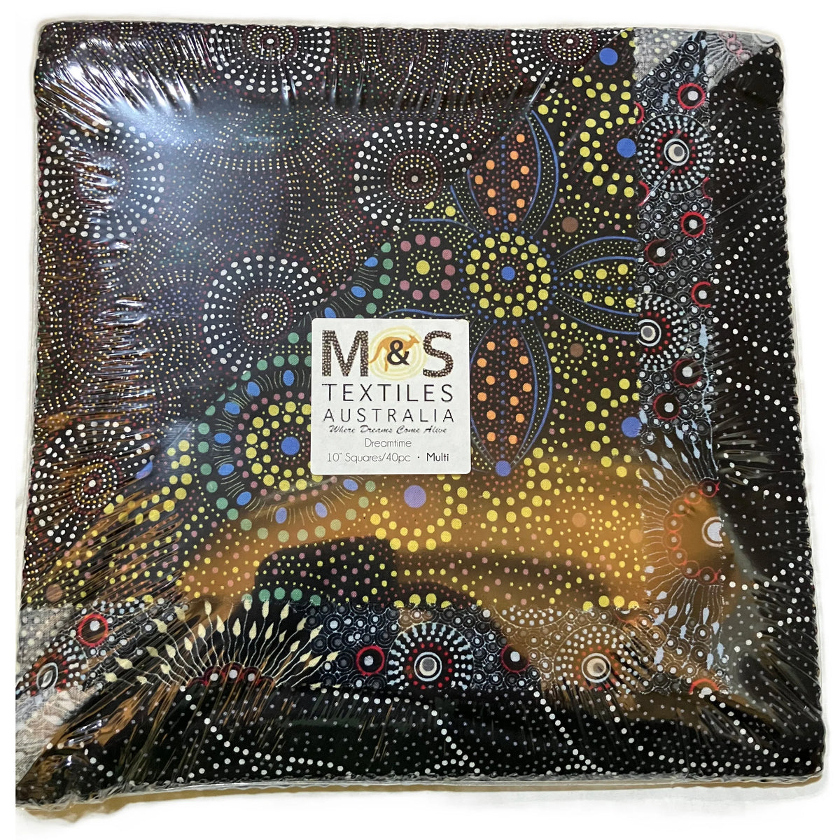 Aboriginal Fabrics 10” squares Dreamtime