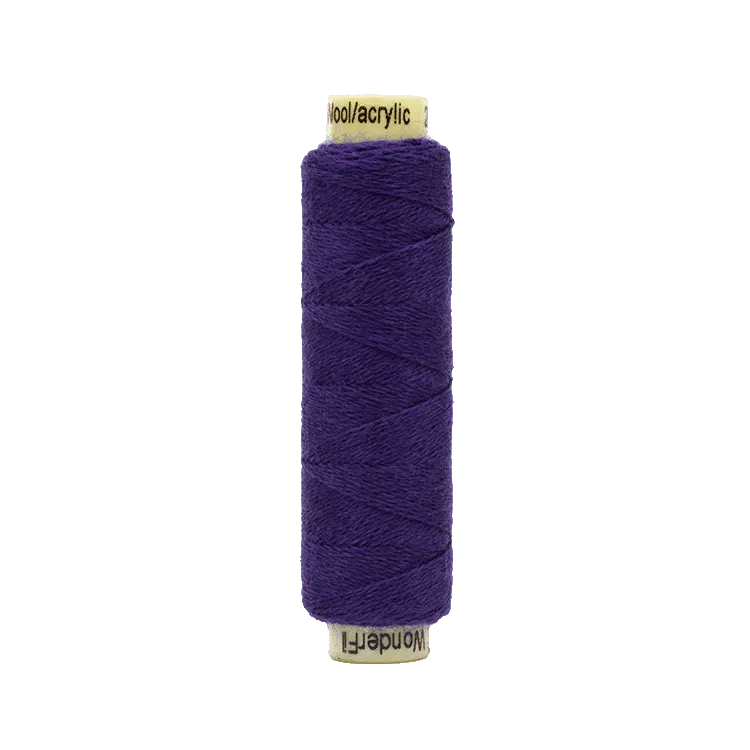 Ellana|12WT Wool  Blend Thread |WonderFil |Sue Spargo| Cool Colors