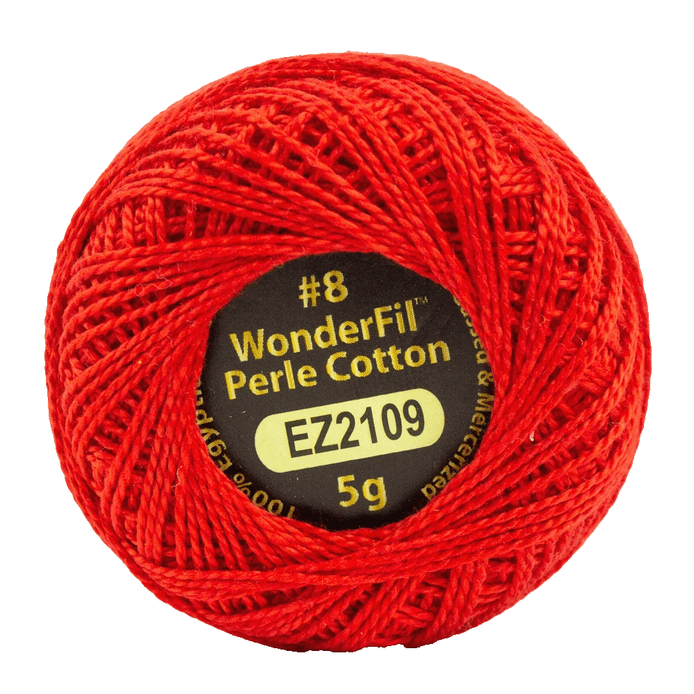 Eleganza #8 Perle Cotton | Wonderfil |  Alison Glass Collection | Warm