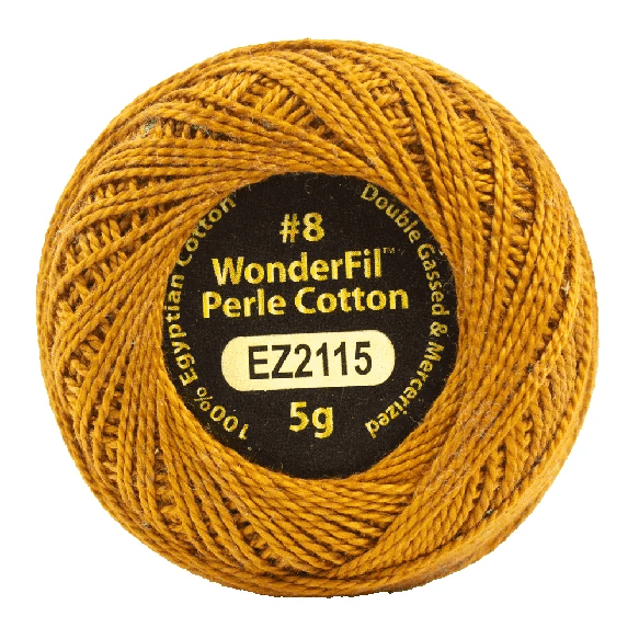 Eleganza #8 Perle Cotton | Wonderfil |  Alison Glass Collection | Warm