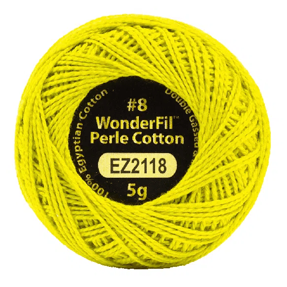 Eleganza #8 Perle Cotton | Wonderfil |  Alison Glass Collection | Cool