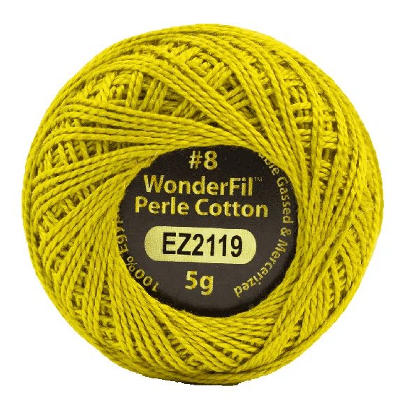 Eleganza #8 Perle Cotton | Wonderfil |  Alison Glass Collection | Cool