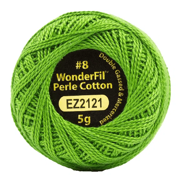 Eleganza #8 Perle Cotton | Wonderfil |  Alison Glass Collection | Cool